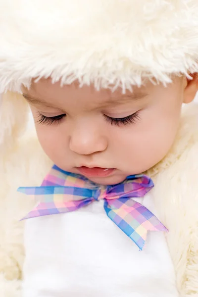 Retrato Bebê Muito Caucasiano — Fotografia de Stock