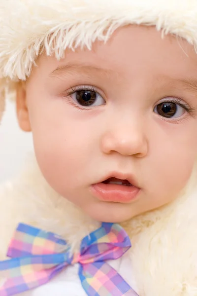 Pretty Caucasian Baby Portrait — Stock Photo, Image