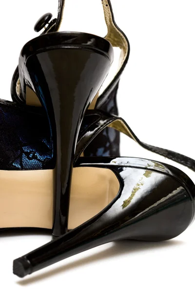 Womanish shoes isolated on white background — Stock Photo, Image