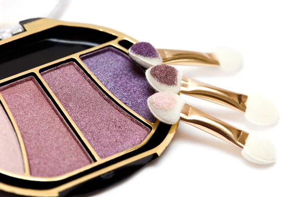 Purple and pink make-up eyeshadows — Stock Photo, Image