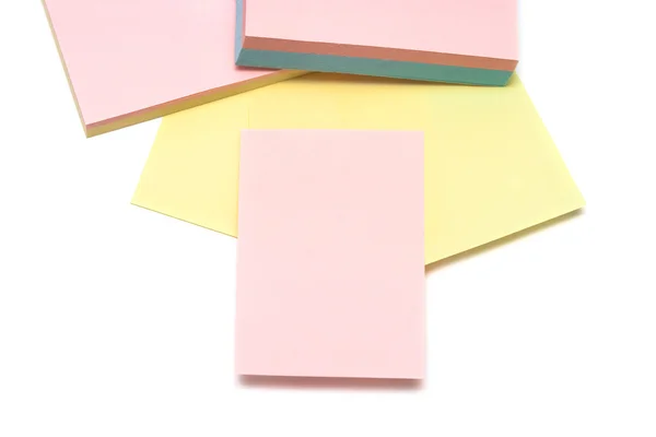 Páginas coloridas de notebook em branco — Fotografia de Stock