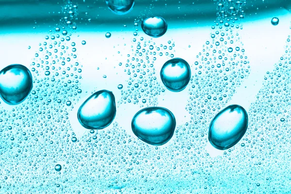 Голубая капля воды для фона — стоковое фото
