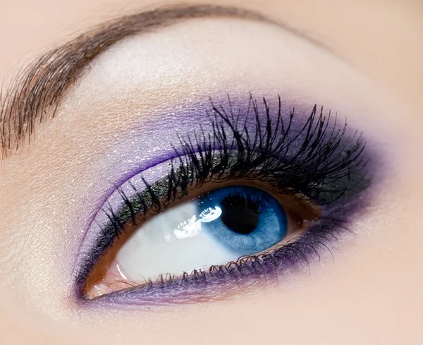 Close-up van mooie womanish ogen — Stockfoto