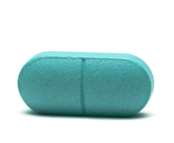 Pillola isolata su sfondo bianco — Foto Stock