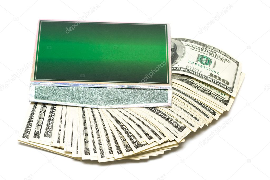 Many money in green box