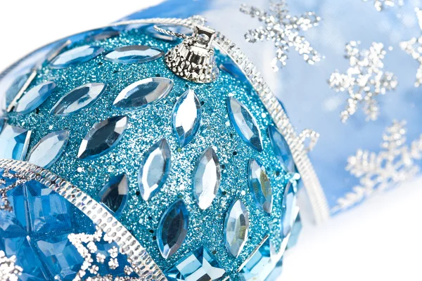 Noel dekorasyonu ile şenlikli şerit — Stok fotoğraf