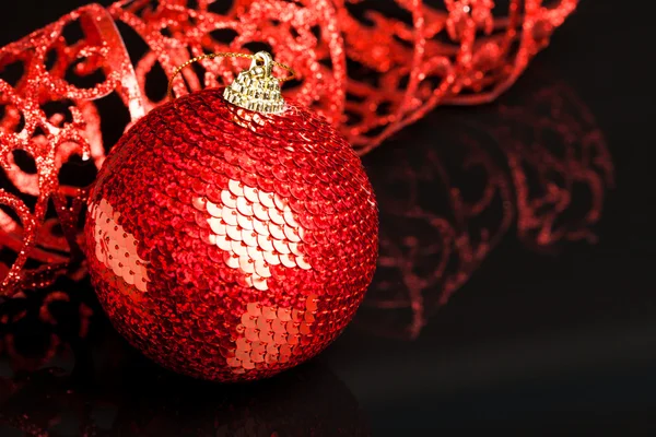 圣诞节装饰球用功能区 — 图库照片