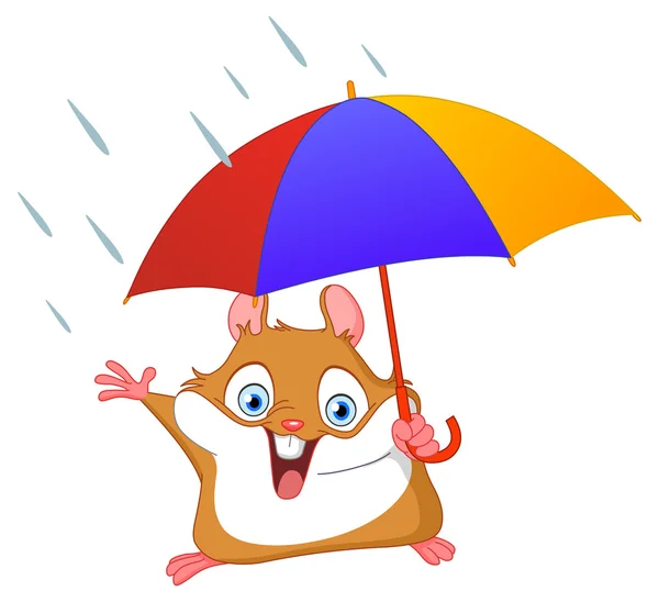 Hamster d'hiver — Image vectorielle