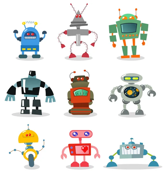 Robots — Image vectorielle