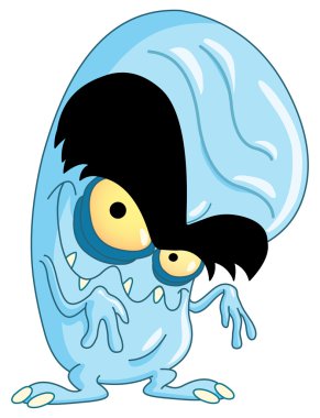 Bald monster clipart