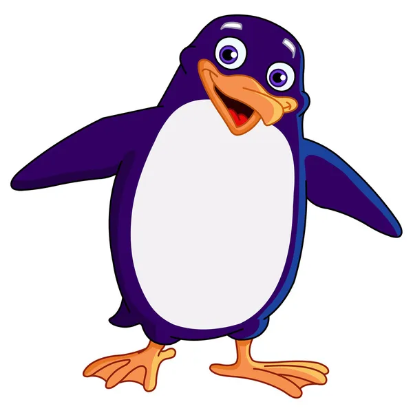 Pingüino alegre — Archivo Imágenes Vectoriales