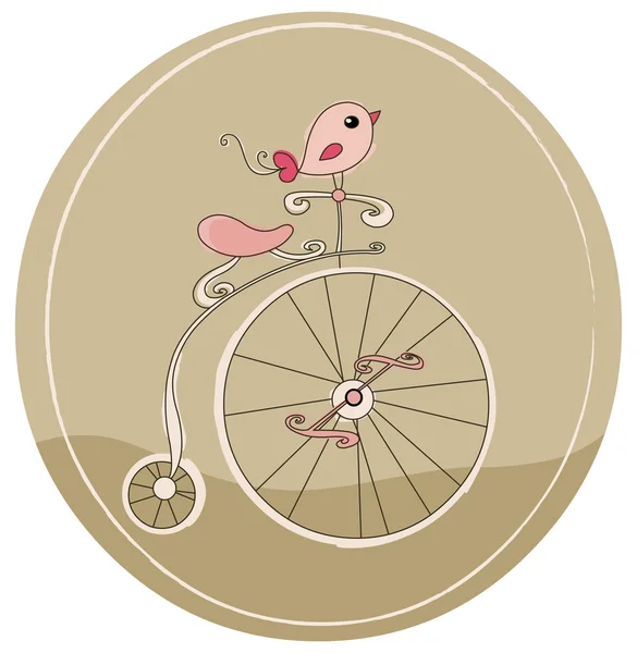 Vélo rétro — Image vectorielle