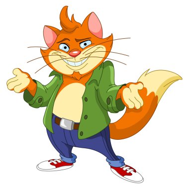 Cool cat clipart