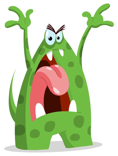 Angry monster — Stock Vector