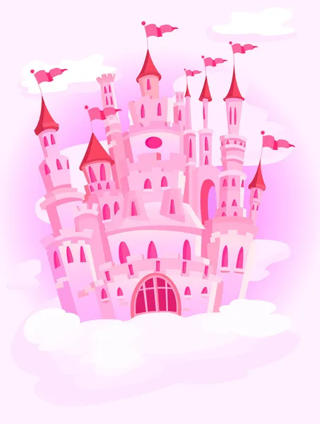 Волшебный Замок Небе — стоковый вектор