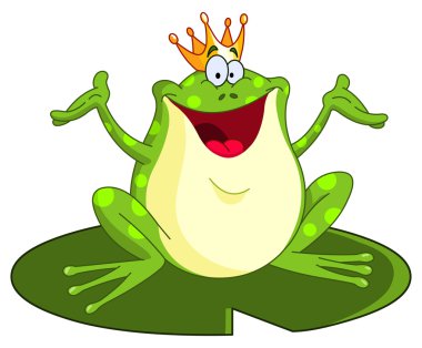 Frog prince clipart