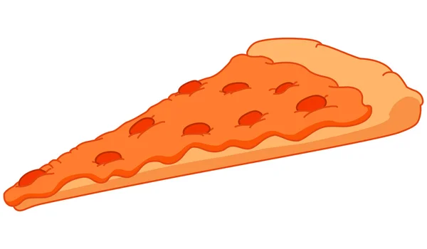 Fetta di pizza — Vettoriale Stock