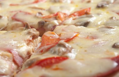 Pizza yakın çekim