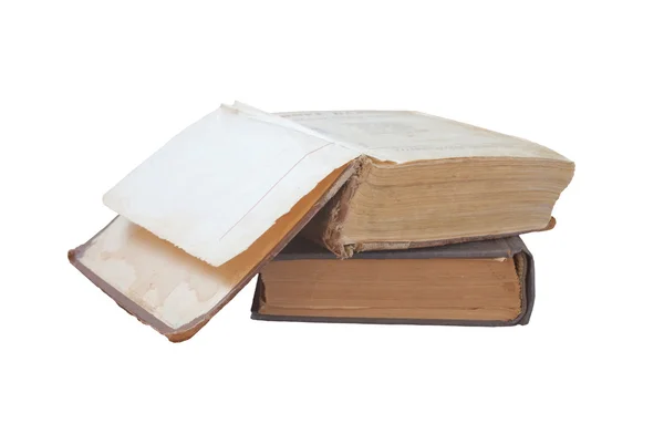 Βιβλία απομονωμένα σε λευκό φόντο — Φωτογραφία Αρχείου