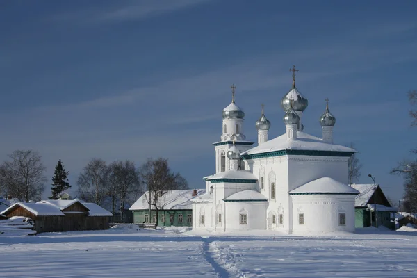 Alte Kirche Auf Nordrussland Kargopol — Stockfoto