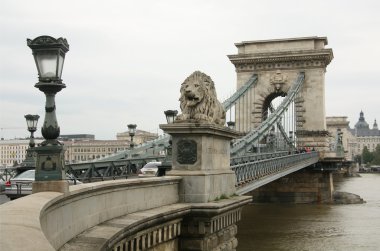 Chain Bridge of Budapest, Hungary clipart