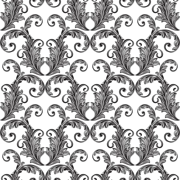 Grey seamless wallpaper pattern — Stock Vector