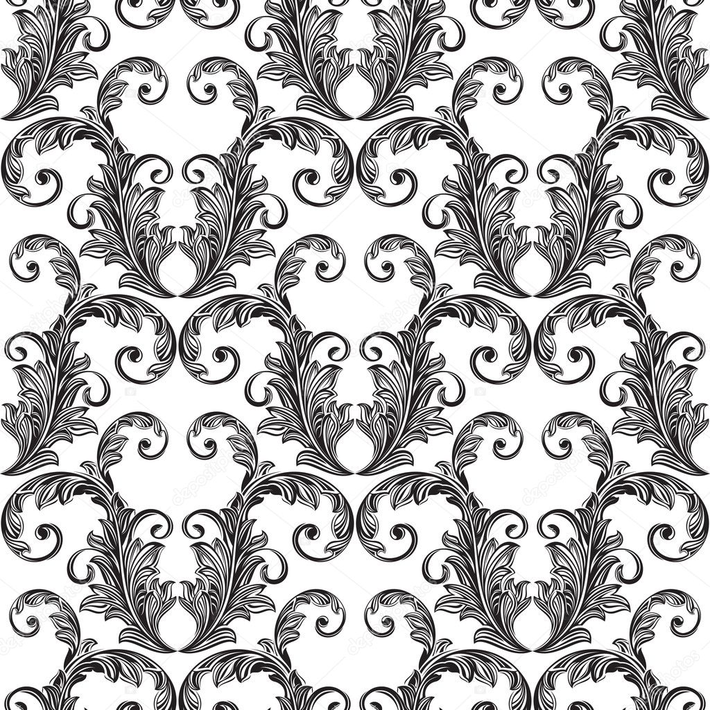 Grey seamless wallpaper pattern