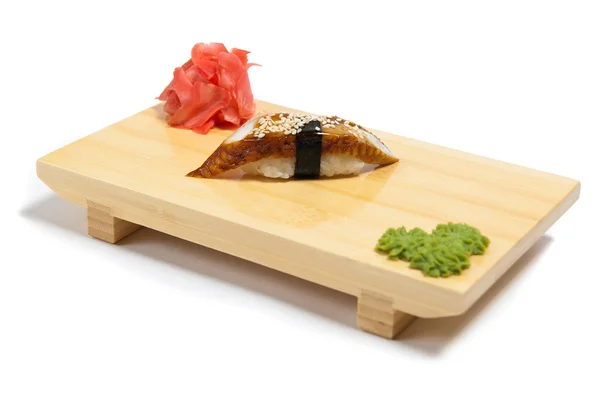 Sushi fa állványon — Stock Fotó