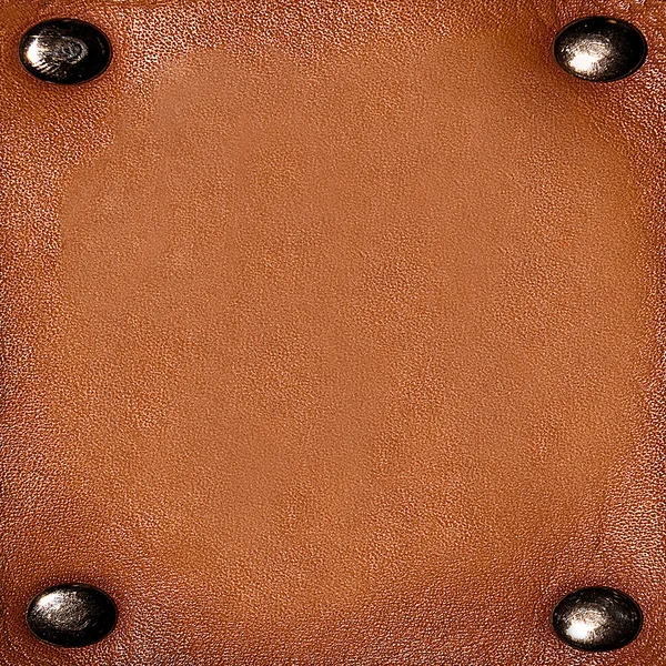 Etiqueta marrón en composición cuadrada — Stok fotoğraf