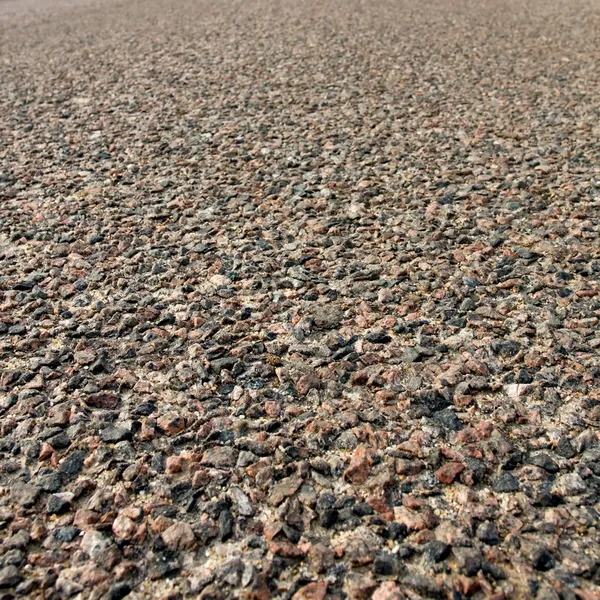 Egyenetlen burkolat kő út — Stock Fotó