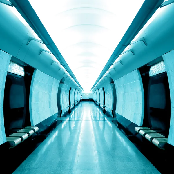 Metro stationshal — Stockfoto