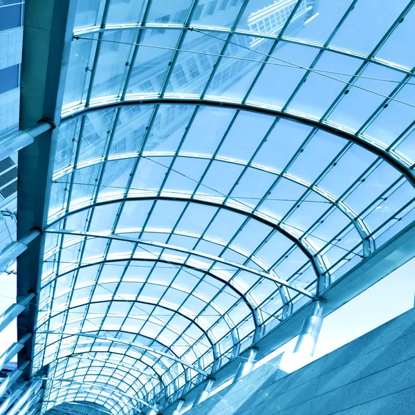 Blue glass roof — Stock Photo, Image