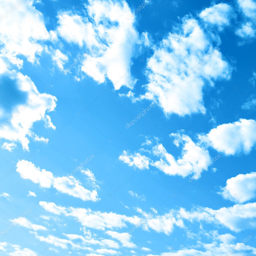 Abstract clouds in the blue sky — Stock Photo © Vladitto #4243630