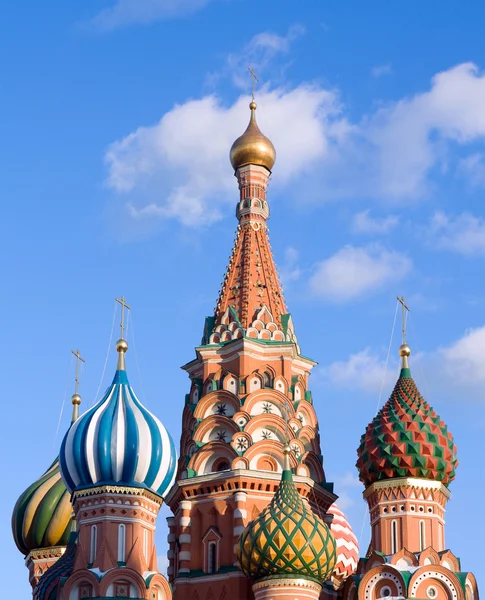 Catedral de San Basilio, Moscú, Rusia — Foto de Stock