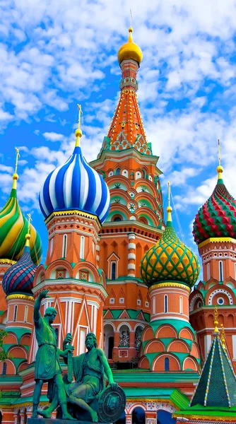 Saint Basil's cathedral, Moscow, Russia — Stock Photo, Image