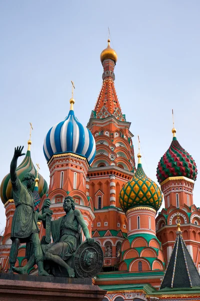 Собор Святого Василия Блаженного, Москва, Россия — стоковое фото