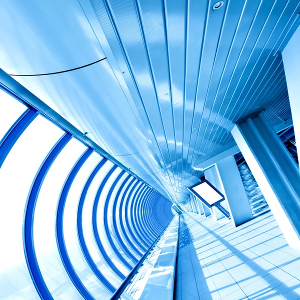 Glass corridor — Stock Photo, Image