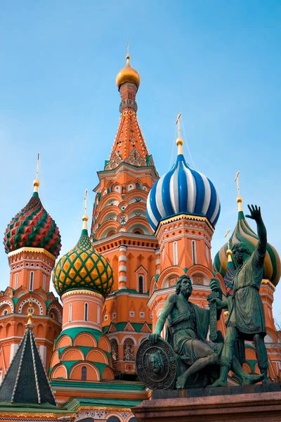 Aziz Basil Katedrali, Moskova, Rusya — Stok fotoğraf