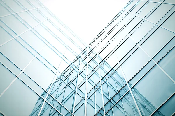 Moderna glas skyskrapa perspektivvy — Stockfoto