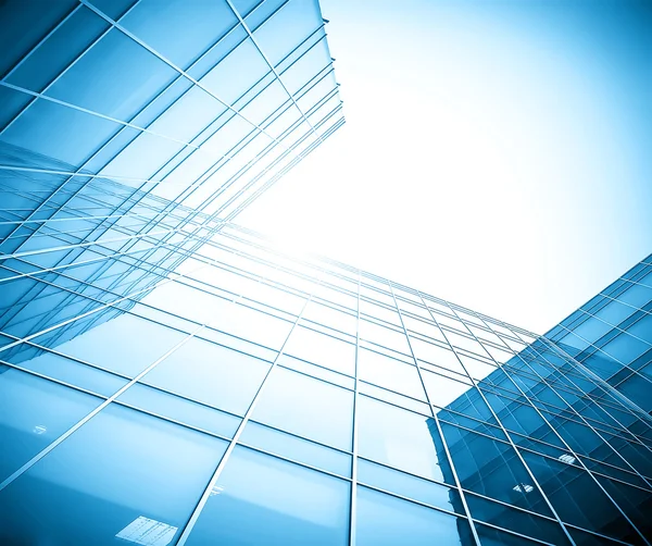 Glazen gebouw perspectief weergave — Stockfoto