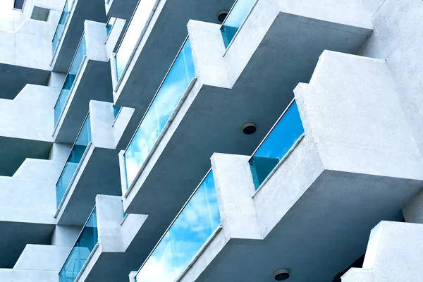 stock image Abstract glass side of business building