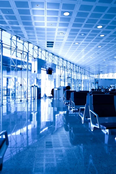 Fresh corridor in airport — Stock Photo, Image
