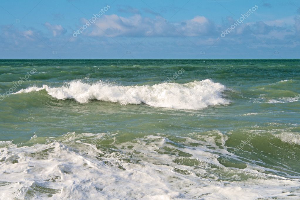 Shore of the Caspian Sea. — Stock Photo © ekipaj #5017926