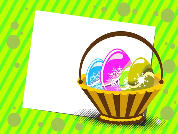 Ilustración vectorial para la celebración del día de Pascua — Vector de stock