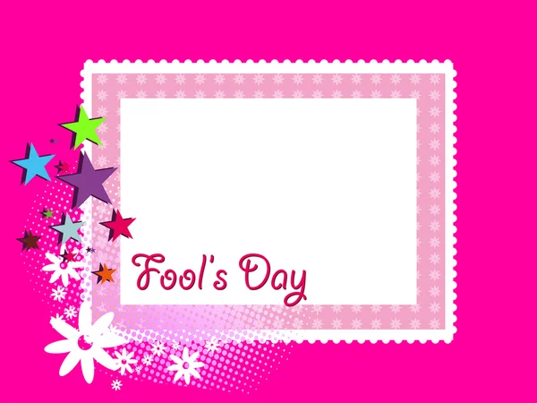 Vector illustration for fools day — Stock Vector