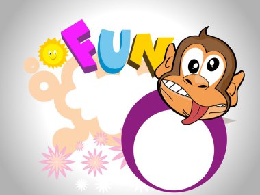 vector illustration for fools day clipart