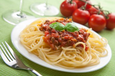 Spaghetti bolognese clipart