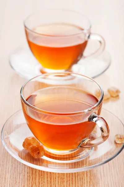 Dwie filiżanki herbaty — Zdjęcie stockowe