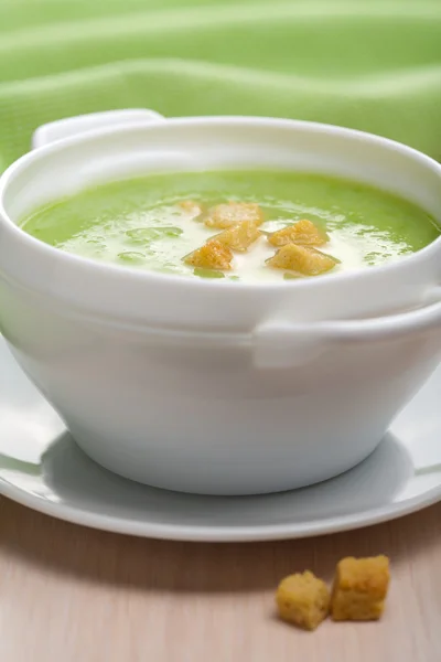 Tejszínes zöldség leves — Stock Fotó