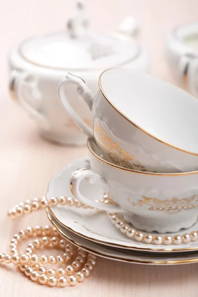Elegantes tazas de té —  Fotos de Stock
